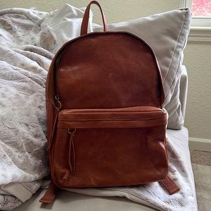 FULL SIZE Madewell leather backpack NEW